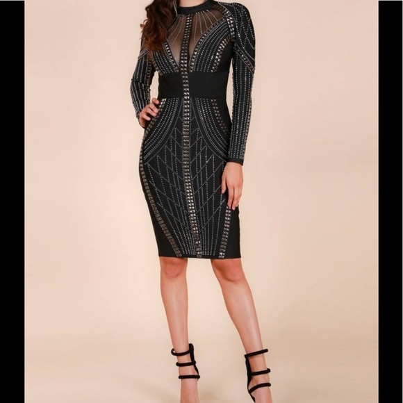 🔥🔥🔥Black studded dresses - Picture 6 of 7